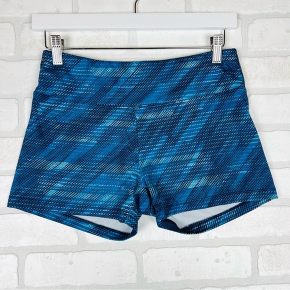 Athletic Shorts, Blue with Design, Buttery Soft, Size S/M Very Comfortable! - Picture 5 of 11